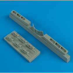 Quickboost 72306 1/72 P-40m/N Warhawks Exhaust And Radiator Flaps For Academy