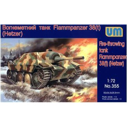 Flammpanzer 38(t) Hetzer WWII German tank WWII 1/72 UM 355