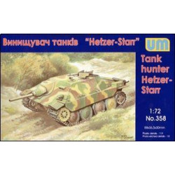 Hetzer-STARR tank German hunter WWII 1/72 UM 358