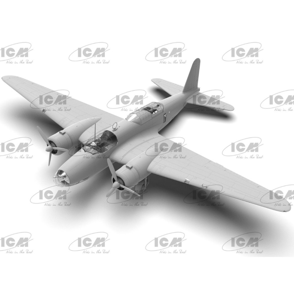 ICM 48195 1/48 Ki 21Ib Sally Japanese Heavy Bomber Plastic