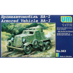 BAI WWII Soviet armored vehicle WWII 1/72 UM 363