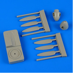 Quickboost 72439 1/72 Junkers Ju 88a-4/C-6 Propeller W/Tool For Hasegawa