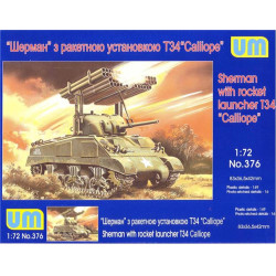 Rocket launcher M4A3 with T34 Calliope WWII 1/72 UM 376