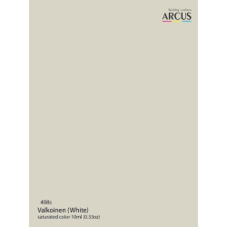 Arcus A408 Acrylic Paint Valkoinen White Saturated Color