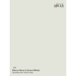 Arcus A422 Acrylic Paint Bianco Neve 6 Snow White Saturated Color