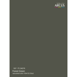 Arcus A597 Acrylic Paint Fs 34079 Forest Green Saturated Color