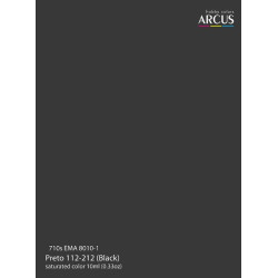 Arcus A710 Acrylic Paint Ema 8010 1 Preto 112 212 Black Saturated Color