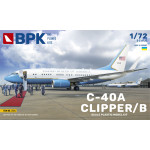 Bpk 7224 1/72 C-40a Clipper/B United States Of America Airliner Scale Model Kit