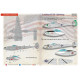 Print Scale 72-498 1/72 Decal For P38 Lightning In Bare Metal Accessories For Aircraft