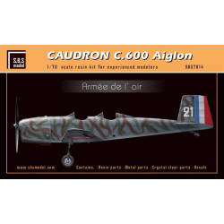 Sbs 7014 1/72 Caudron C.600 Aiglon Armee De Lair Full Kit Resin Model Kit