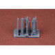 Sbs 3d030 1/35 German Mg34/42 Spare Barrel Cases For Sd. Kfz. 251