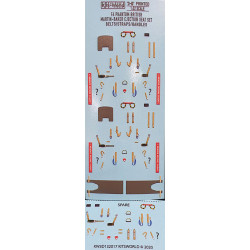 Kits World Kw3d132017 1/32 3d Decals Mcdonnell Douglas F4 Phantom British 3d Seat Belt