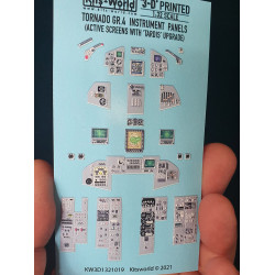 Kits World Kw3d1321019 1/32 3d Decal Panavia Tornado Gr.4 Instrument Panel