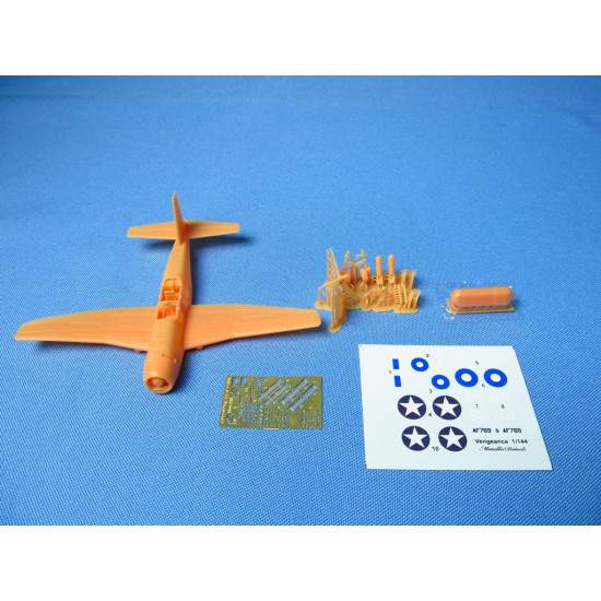 Metallic Details Mdr14427 1/144 Vultee Vengeance Aircraft Model Kit. 3d Printed