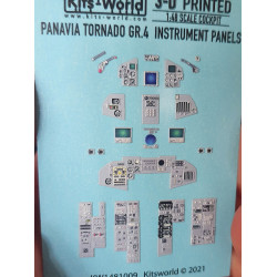 Kits World Kw3d1481009 1/48 3d Decal Instrument Panel Panavia Tornado Gr.4