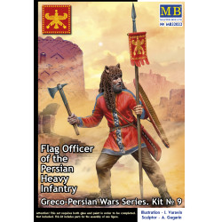Master Box 32022 1/32 Greco-persian Wars Series Flag Officer Of The Persian Heavy Infantry