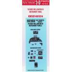 Kits World Kw3d1481034 1/48 Cockpit Instrument Panel Vickers Wellington B I