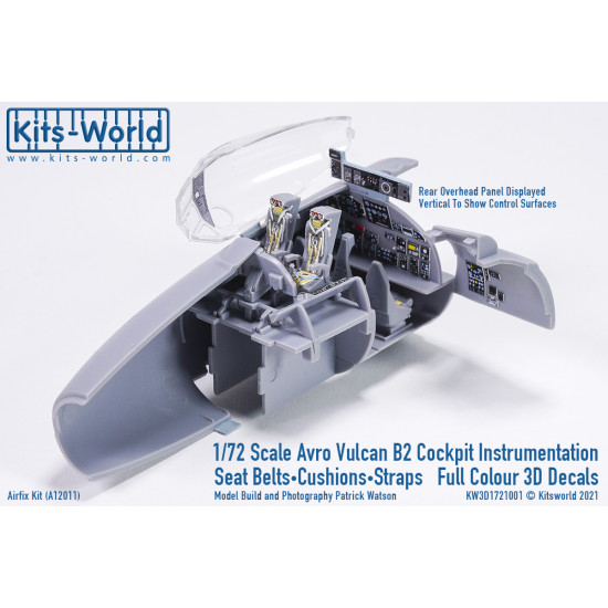 Kits World Kw3d1721001 1/72 3d Decals Cockpit Instrument Panel Avro Vulcan B.2