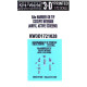 Kits World Kw3d1721028 1/72 3d Decal Bae Harrier Gr.7/9 Cockpit Interior Active