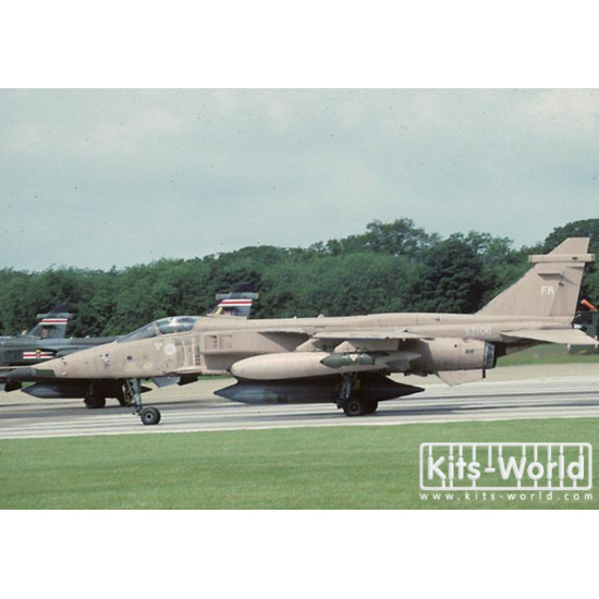 Kits World Kw132022 1/32 Decal For Jaguar In The Gulf Operation Granby