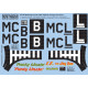 Kits World Kw132027 1/32 Decal For P-51d Mustangs 20th Of The Fighter Group