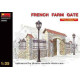 FRENCH  FARM  GATE WWII diorama Miniart 35505