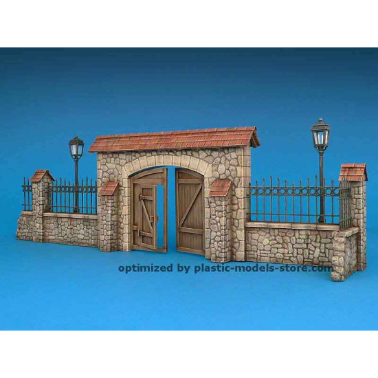 FRENCH FARM GATE WWII diorama Miniart 35505 FRENCH FARM GATE WWII diorama Miniart 35505