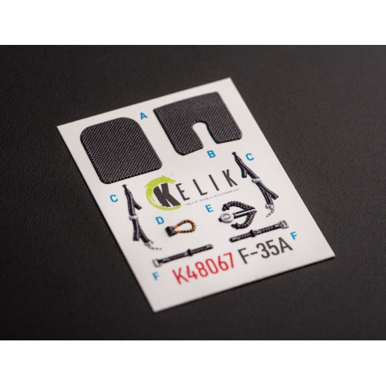 Kelik K48067 1/48 F 35a Interior 3d Decals For Tamiya Kit