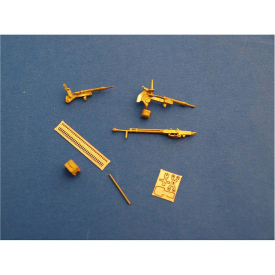 DShKM on tank turret Machine Gun MG Brass 1/72 Mini World 7225