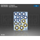 Kits World Kw132048 1/32 Decal For N/A B-25b/C/H/J Mitchell Concardes Kits World Kw132048 1/32 Decal For N/A B-25b/C/H/J Mitchell Concardes