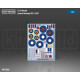 Kits World Kw132050 1/32 Decal For N/A B-25 Mitchell General Markings Raf/Seac Kits World Kw132050 1/32 Decal For N/A B-25 Mitchell General Markings Raf/Seac