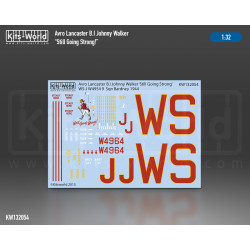 Kits World Kw132054 1/32 Decal For Avro Lancaster B.mk.i Johnny Walker 1944