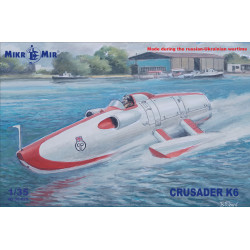 Mikro Mir 35-029 1/35 Crusader K6 Jet Powered Wsr Boat. Plastic Model Kit