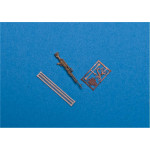 M240 B,E,G 7.62mm machine gun MG Brass 1/72 Mini World 7232B