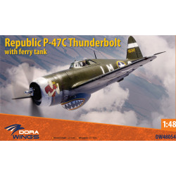 Dora Wings 48054 1/48 Republic P-47c Thunderbolt With Ferry Tank