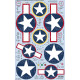 Kits World Kw132098 1/32 Decal P-47c/D Thunderbolts Stars And Bars Usaaf