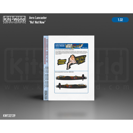 Kits World Kw132139 1/32 Avro Lancaster Bomber B.mk.i 431 Squadron No Not Know