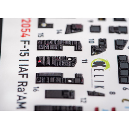 Kelik K72054 1/72 F15i Iaf Raam Interior 3d Decals For Gwh Kit