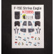 Kelik K72055 1/72 F15e Strike Eagle Interior 3d Decals For Revell Kit