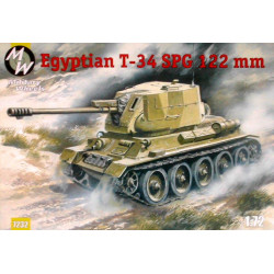 T-34/D-30 Egyptian 122mm self-propelled gun 1/72 Military Wheels 7232