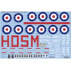 Kits World Kw132152 1/32 Decal For Blackburn Buccaneers S. Mk 2 Mk 2a Mk 2b