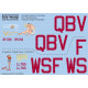 Kits World Kw148040 1/48 Decal For Avro Lancaster Bomber 424 Tiger Squadron Kits World Kw148040 1/48 Decal For Avro Lancaster Bomber 424 Tiger Squadron