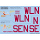 Kits World Kw148041 1/48 Decal Avro Lancaster Bomber 434 Squadron Nan Kb840 Wl-n