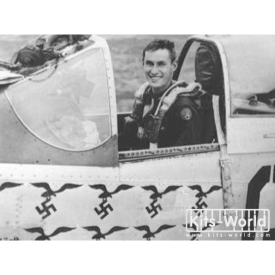 Kits World Kw148055 1/48 Decal Captain Charles Weaver Passion Wagon 357 Fg Early