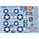 Kits World Kw148057 1/48 Decal For P-47d S 368th Fg 397th Fighter Squadron