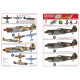 Kits World Kw148058 1/48 P-40bs Of The Raf 112th Sqn And American Volunteer Group