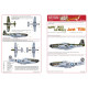 Kits World Kw148060 1/48 Decal For P51 Mustangs Of The 20th Fighter Group