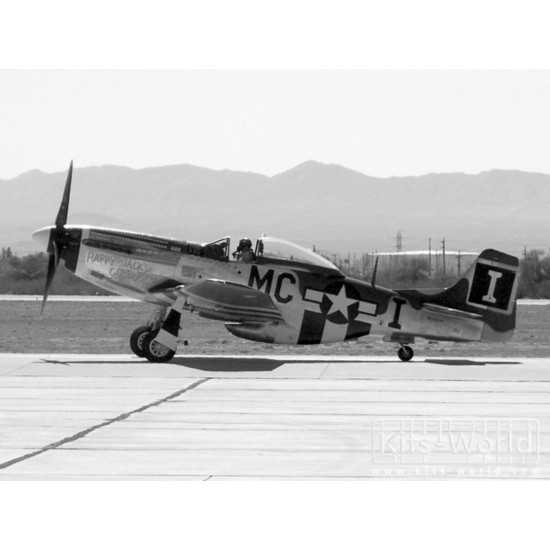 Kits World Kw148060 1/48 Decal For P51 Mustangs Of The 20th Fighter Group