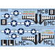 Kits World Kw148061 1/48 Decal For P51 Mustangs Of The 20th Fighter Group