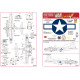 Kits World Kw148128 1/48 Decal For Boeing B-17g Flying Fortress